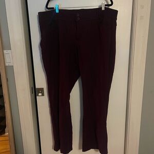Maroon Torrid Bootcut Pants